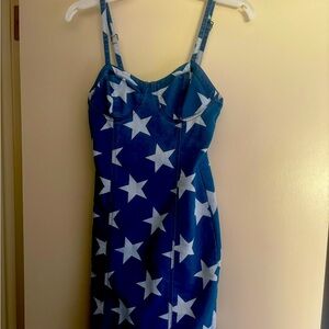 COPY - Denim dress with stars